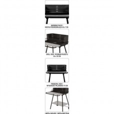 LUND Grill cu deschidere frontala pe carbune 54X35..